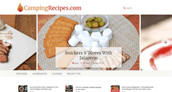 Desktop Screenshot of campingrecipes.com